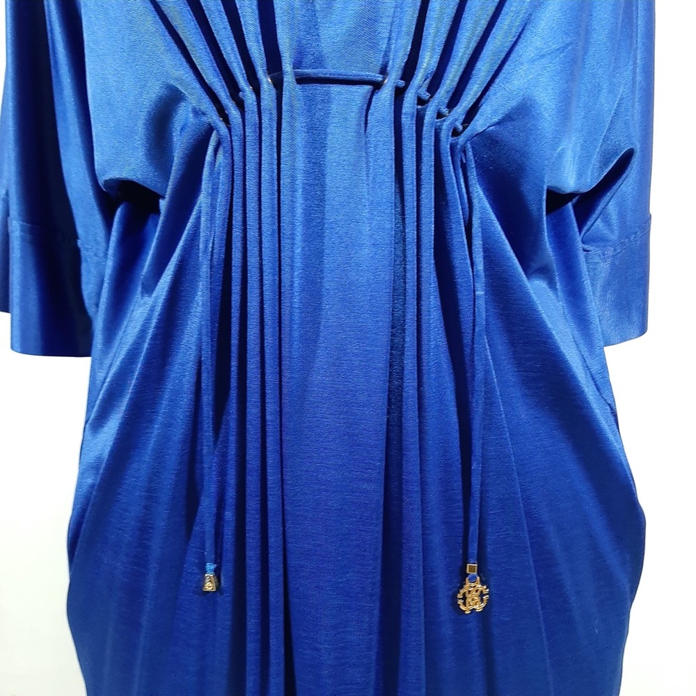 Roberto Cavalli cobalt blue dress 46 - Picture 4 of 16